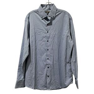 Peter Millar Men’s Large Summer Comfort Long Sleeve Button Down Plaid Shirt O3